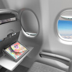 An aircraft window that can charge your smartphone or tablet